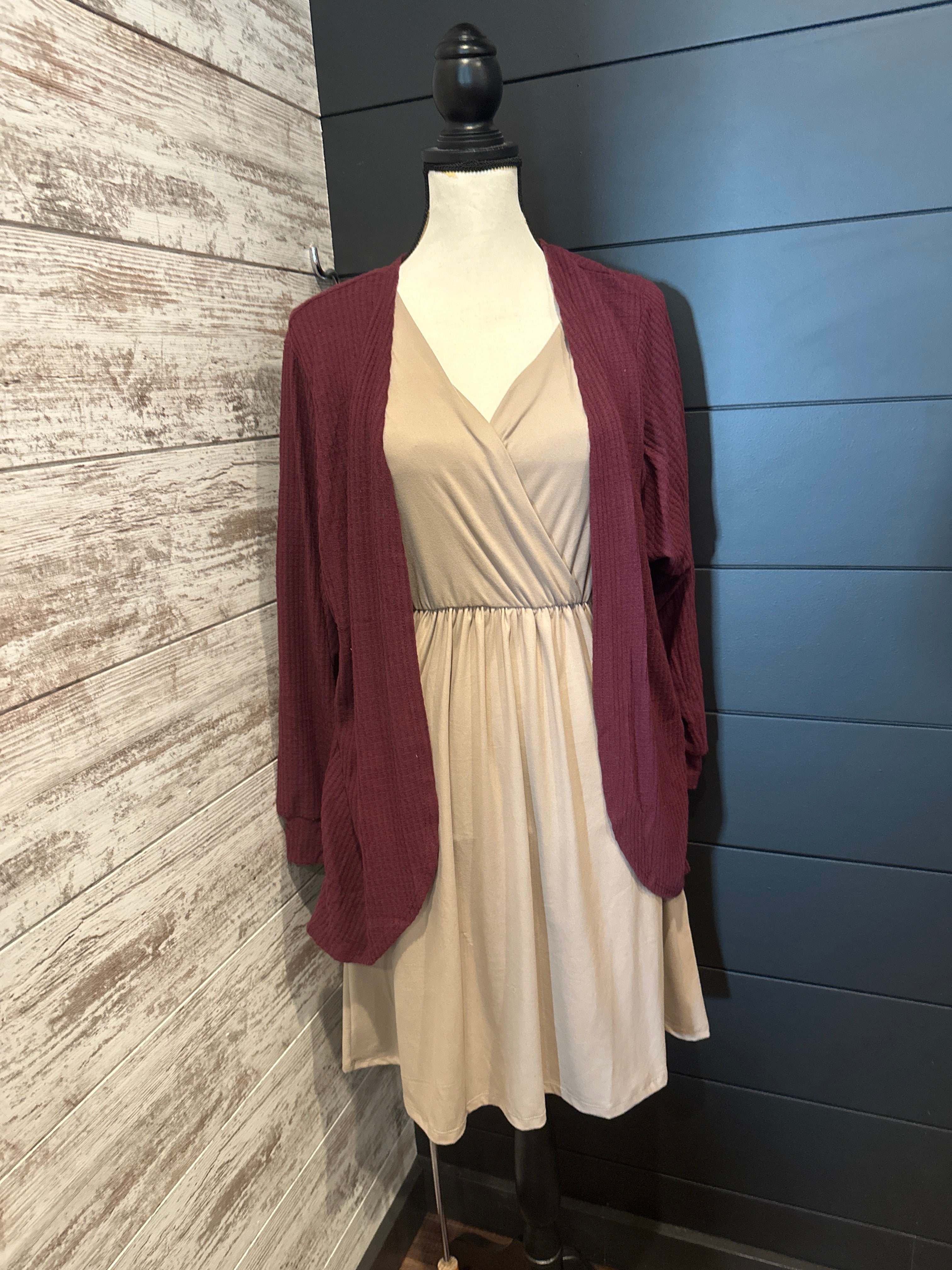 155 A-Line V-Neck Dress