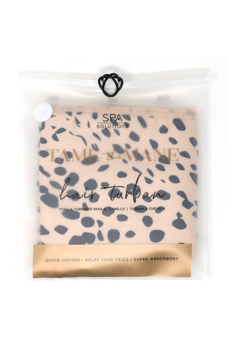 Cheetah Spa Solutions Hair Turban