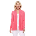Long Sleeve Open Front Knit Shrug w/ Pocket Cardigan