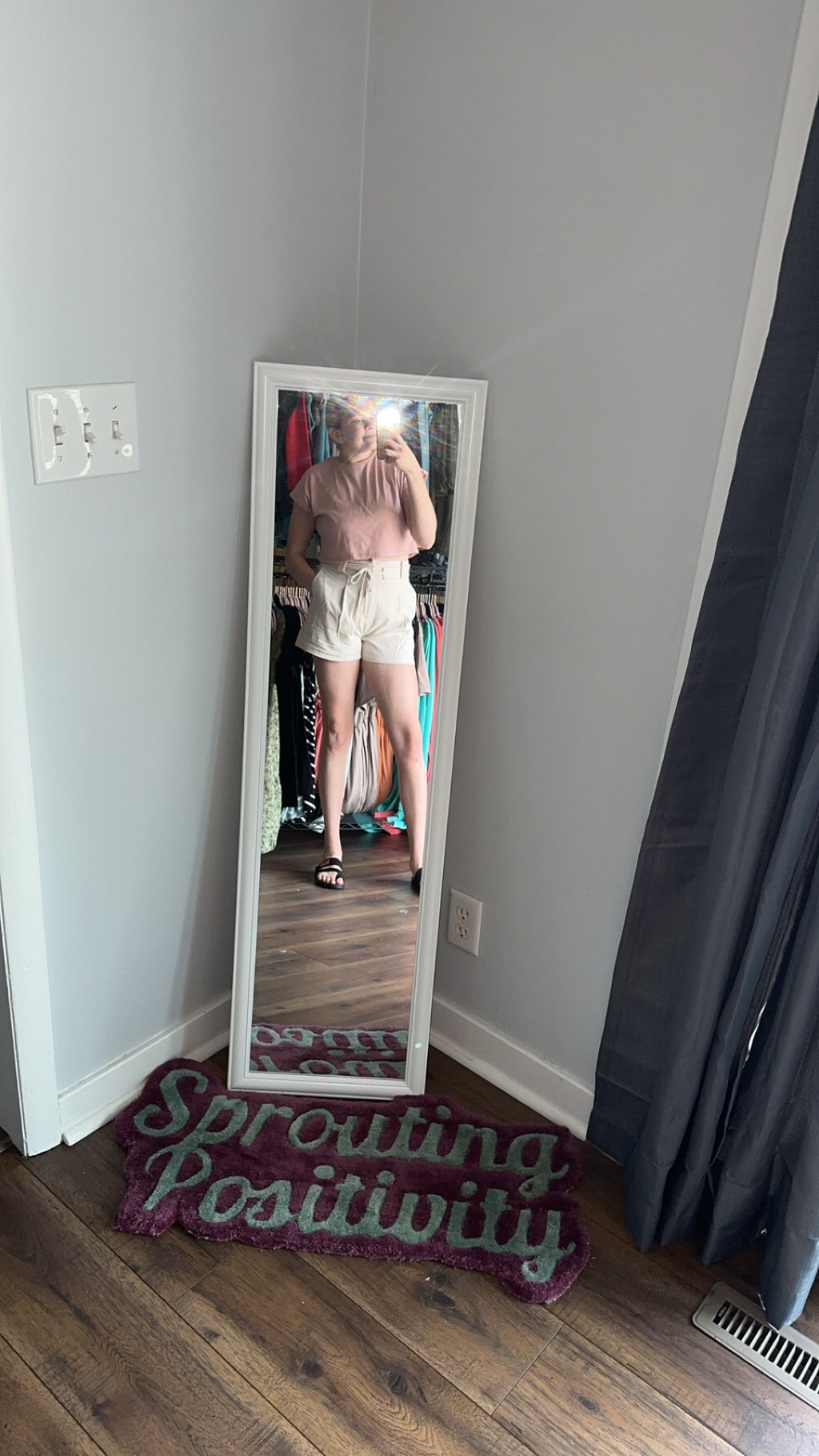 Pleated Linen Shorts