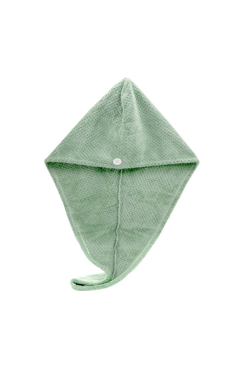 Green textured headband on a white background