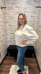 Sand Beige Fleece Half Zips