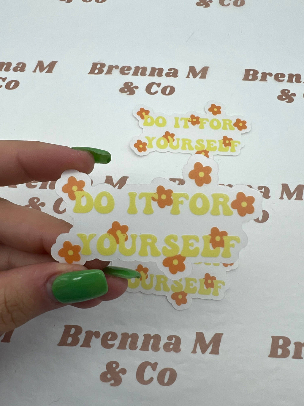 Clear Do It For Yourself Mental Health Awareness  Sticker