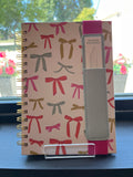 Put a Bow On It Notebook with Pen Pocket