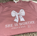 She is Worthy Graphic Tee