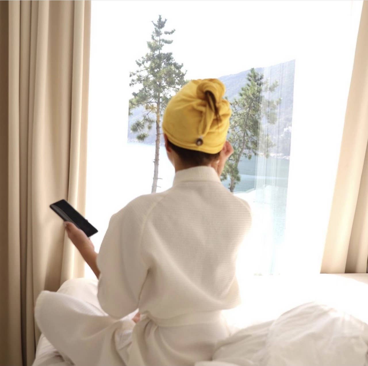 Microfiber Twisted Hair Towel