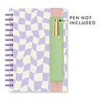 Checkered Oliver Notebook with Pen Pocket