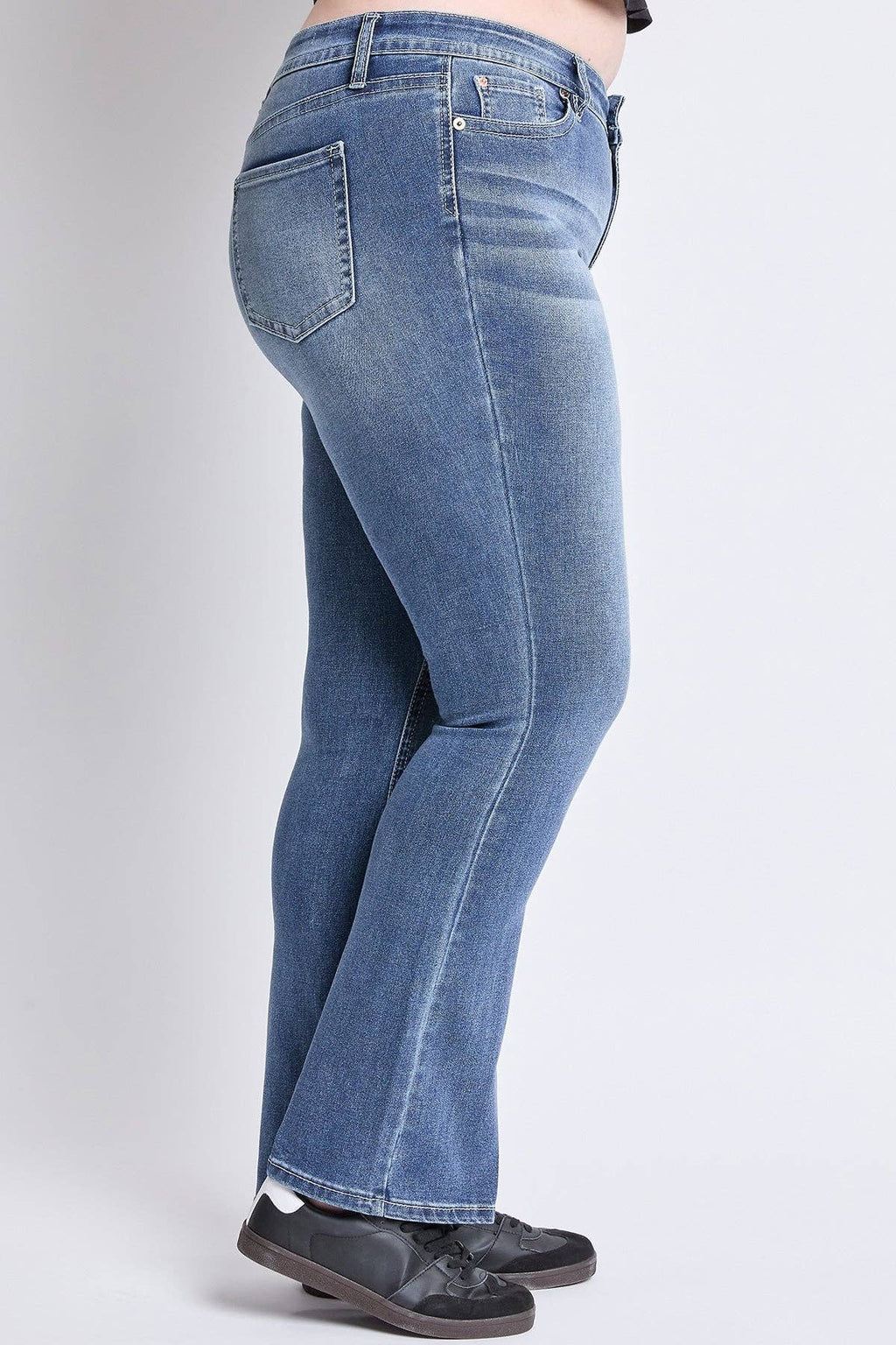 Mid Rise Stretch Bootcut Jeans