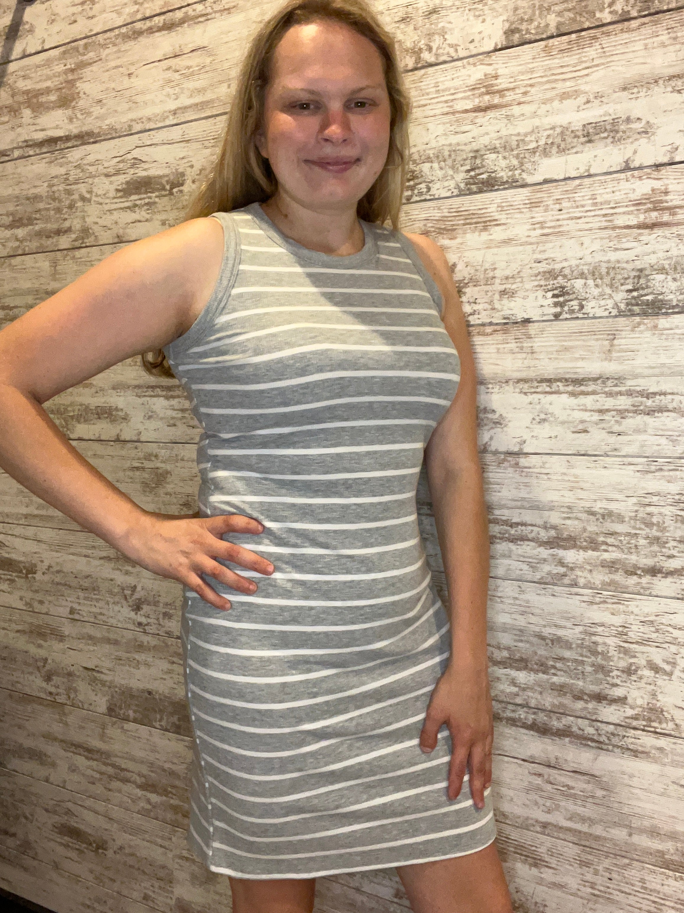 Mariah Ribbed Dress Large