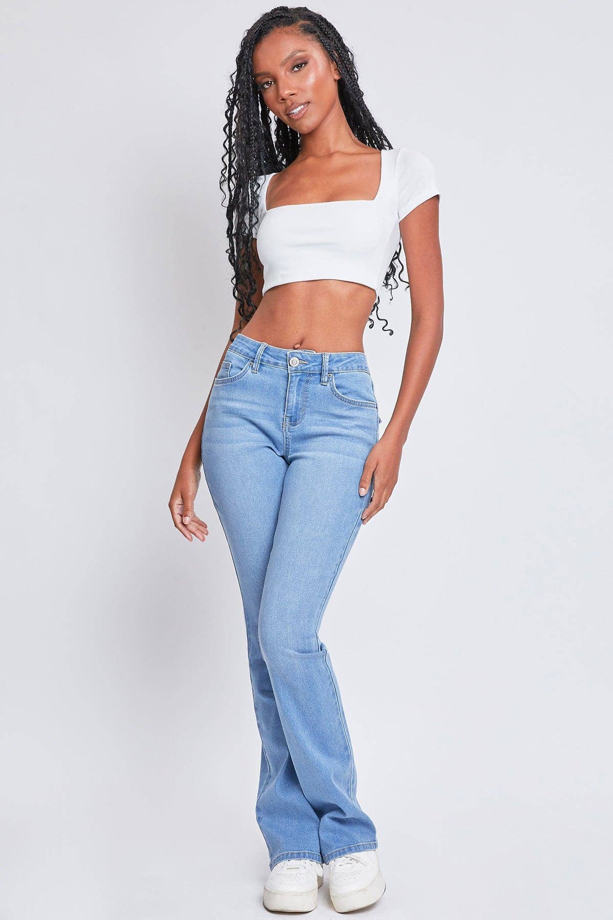 Mid Rise Bootcut Jeans
