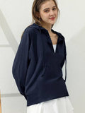 Basic Lightweight Pullover Hoodie Sweatshirt