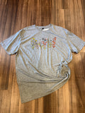 Gray Floral XL