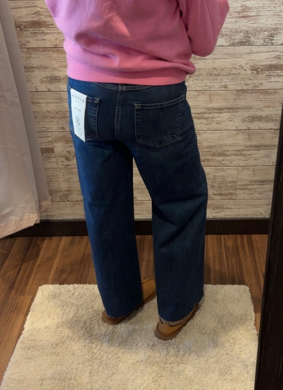 Risen Dark Wide Leg Jean