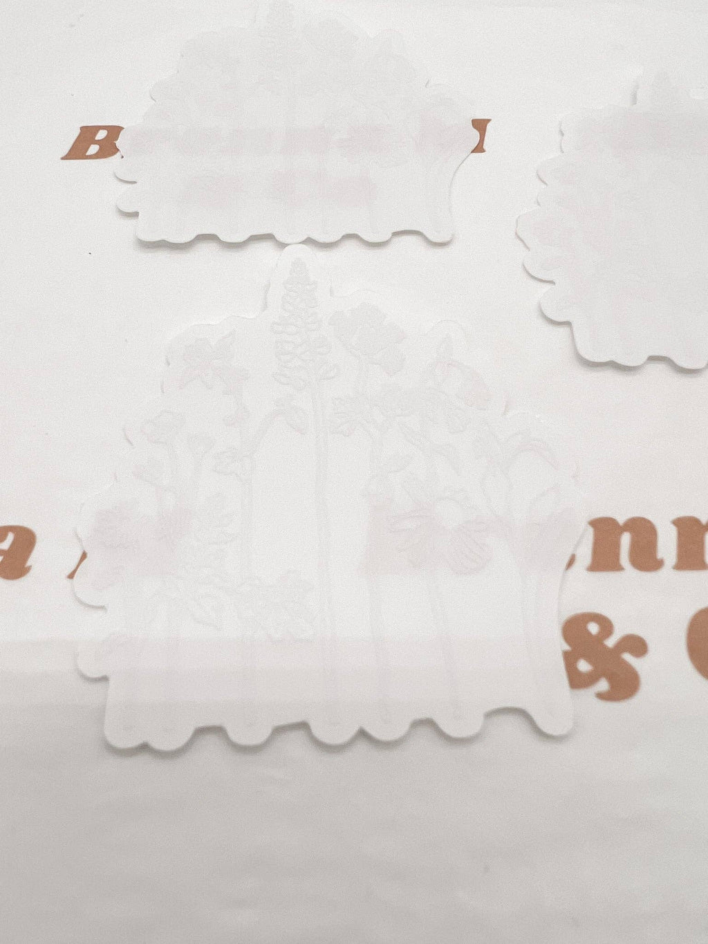 Clear Meadow Floral Mental Health Awareness Sticker