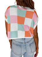 Colorblocked Sweater Vest