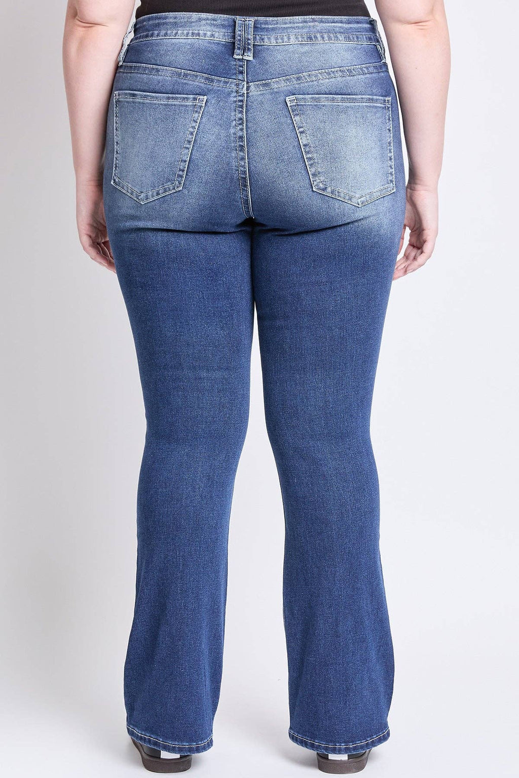 Mid Rise Stretch Bootcut Jeans