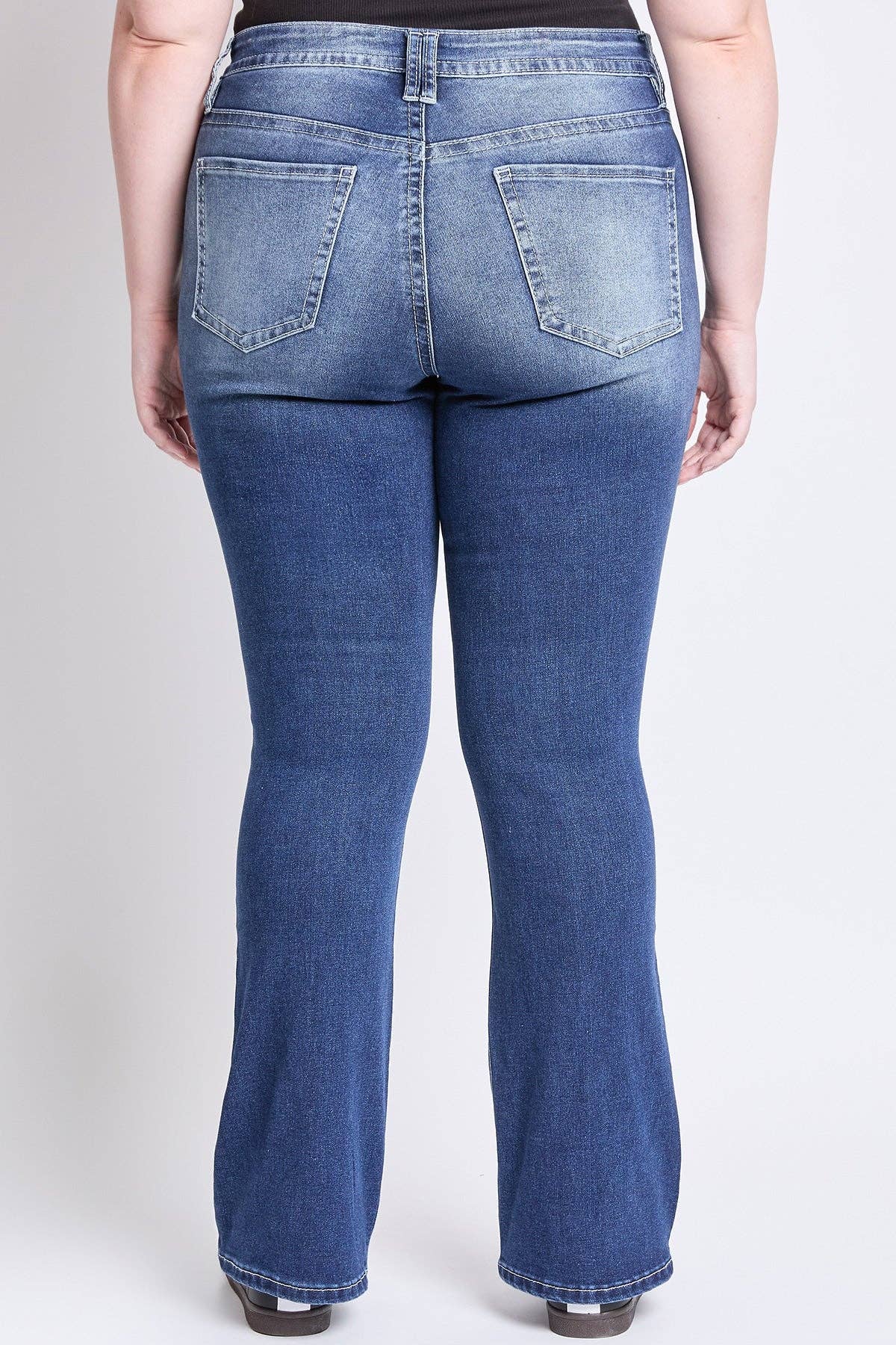 Mid Rise Stretch Bootcut Jeans