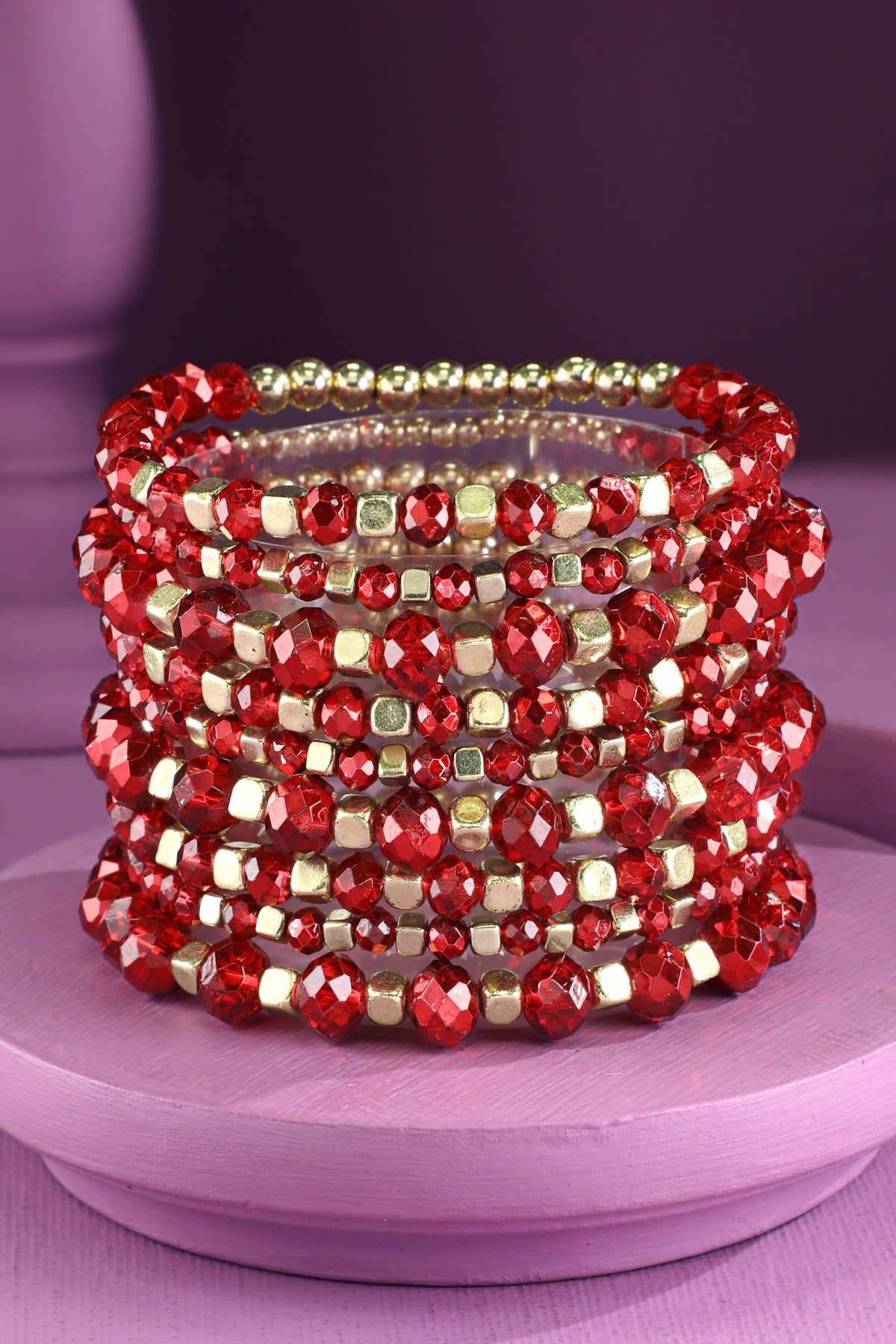 Colorful Stackable Beaded Bracelet