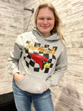 Gray Speedway Cardinals Hoodie