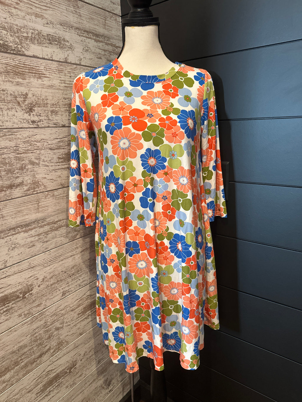 Floral Print Pocket Dress