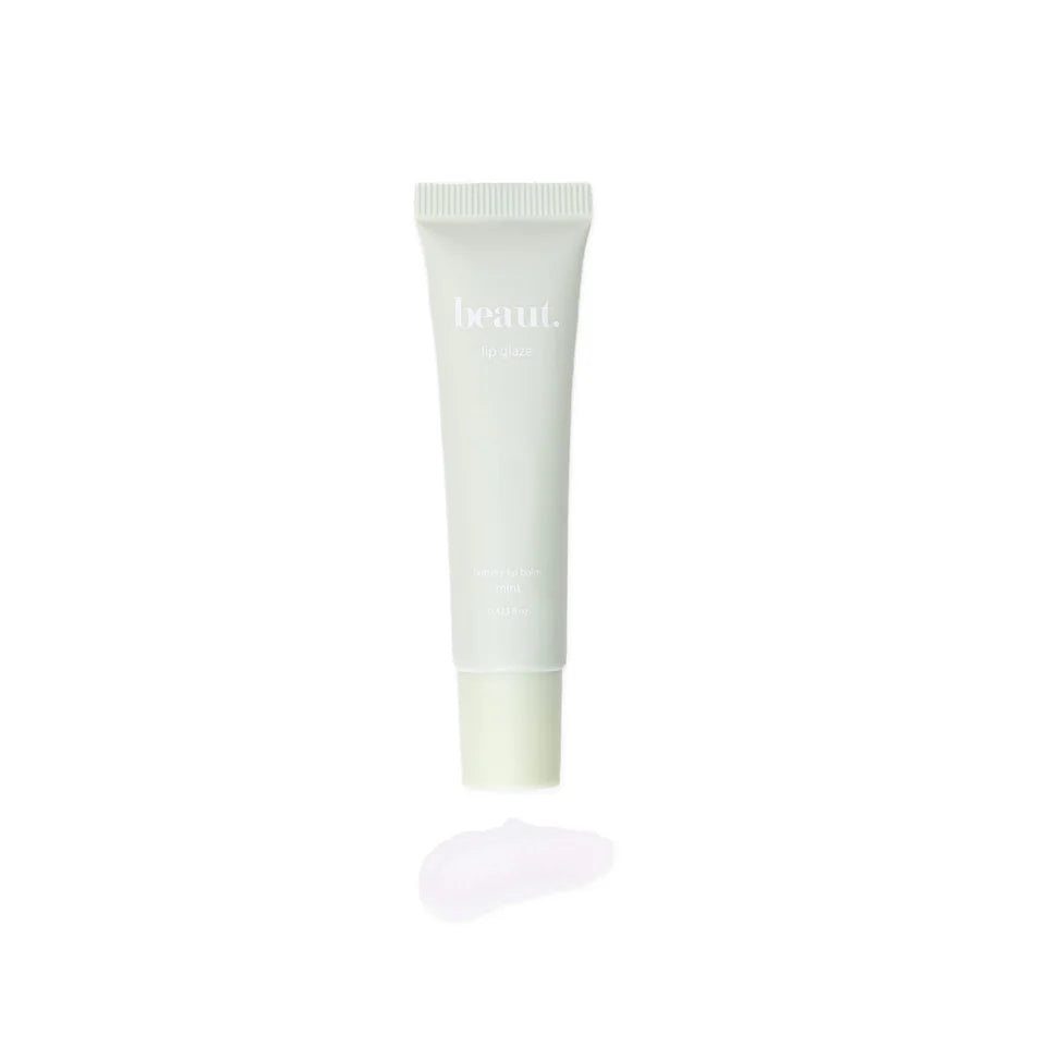 White skincare tube labeled 'beaut.' on a white background