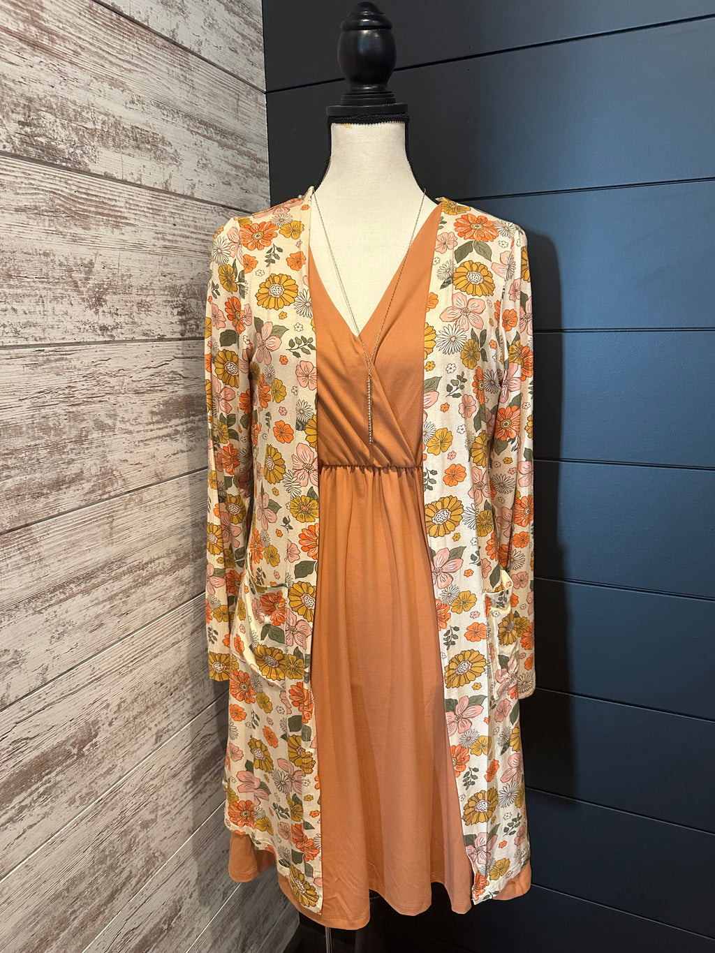 155 A-Line V-Neck Dress