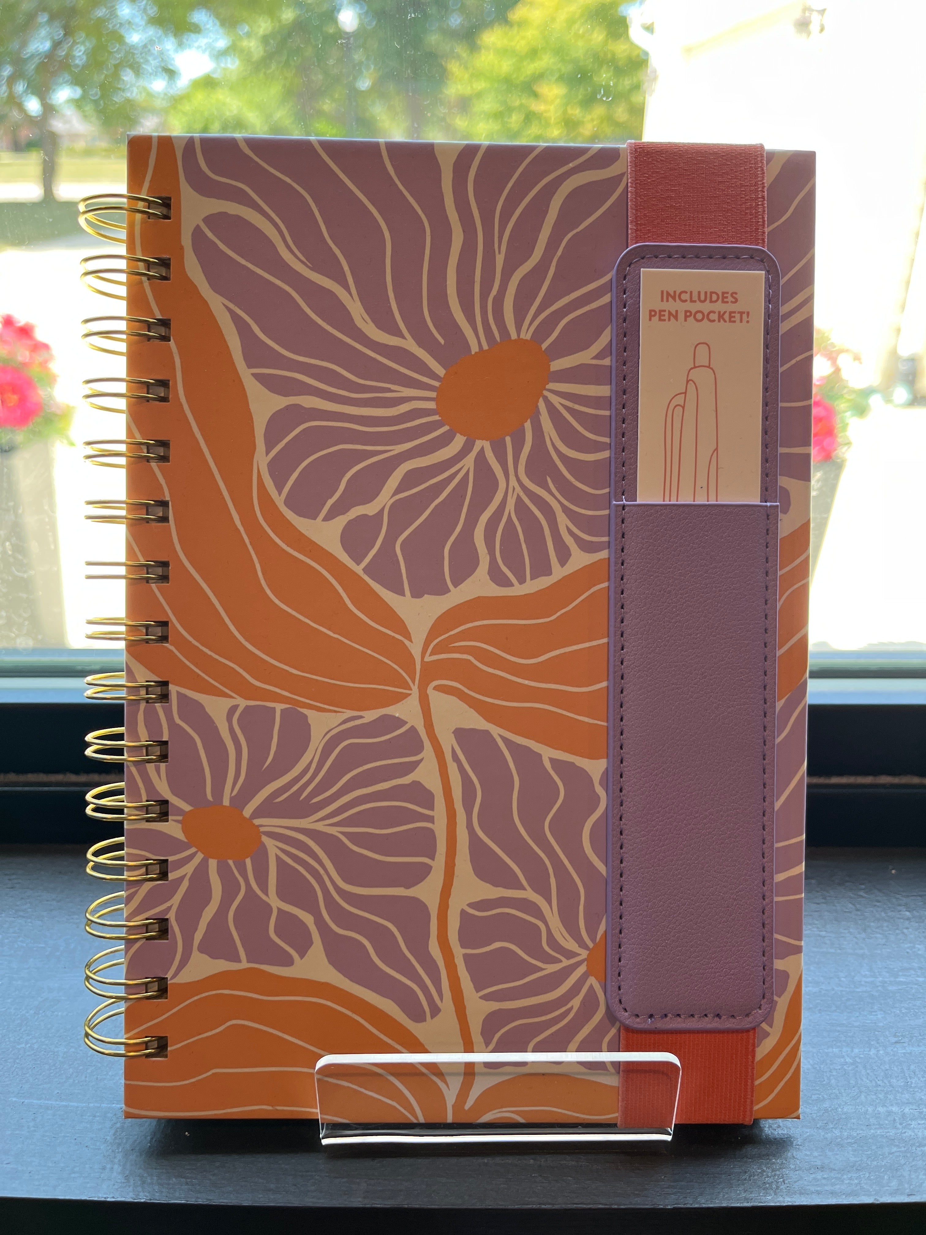 Abloom Notebook with Pen Pocket