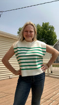 Kelly Green Contrast Vest