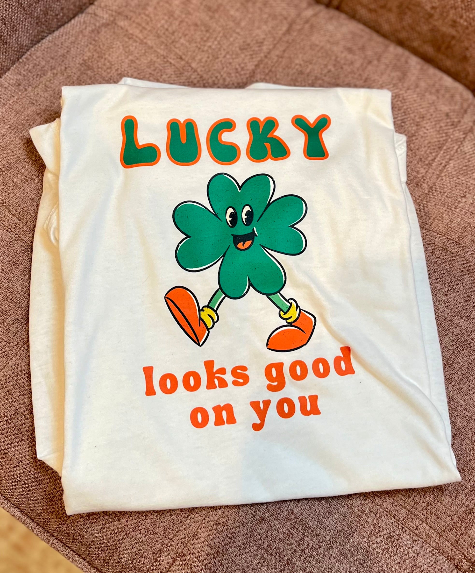 Lucky Looks Good On You Graphic Tee