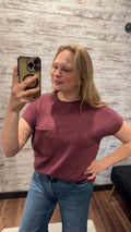 Dark Wine Blouse