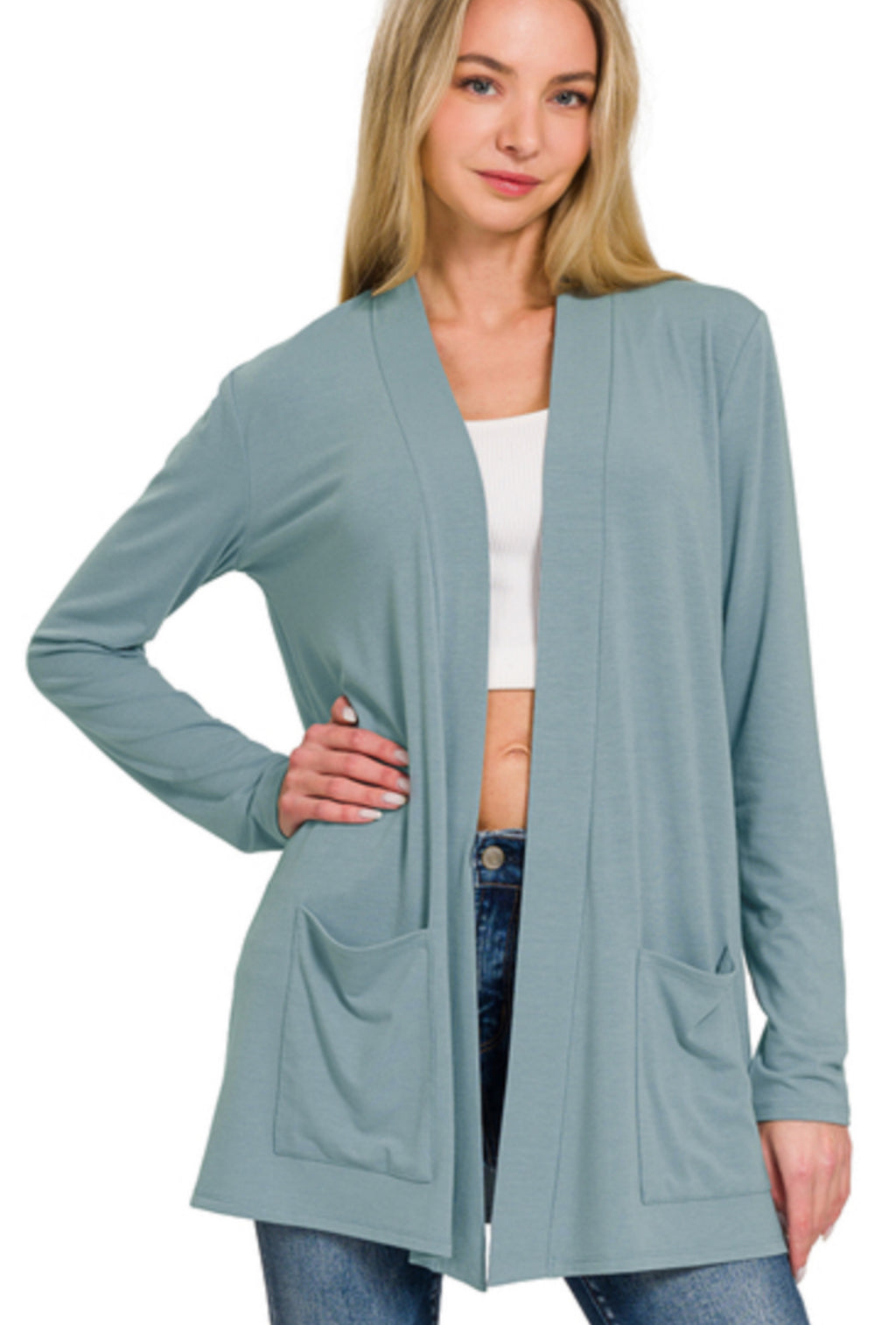 Comfort Front Pocket Cardigan