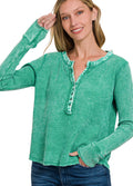 153/154 Long Sleeve Waffle Top