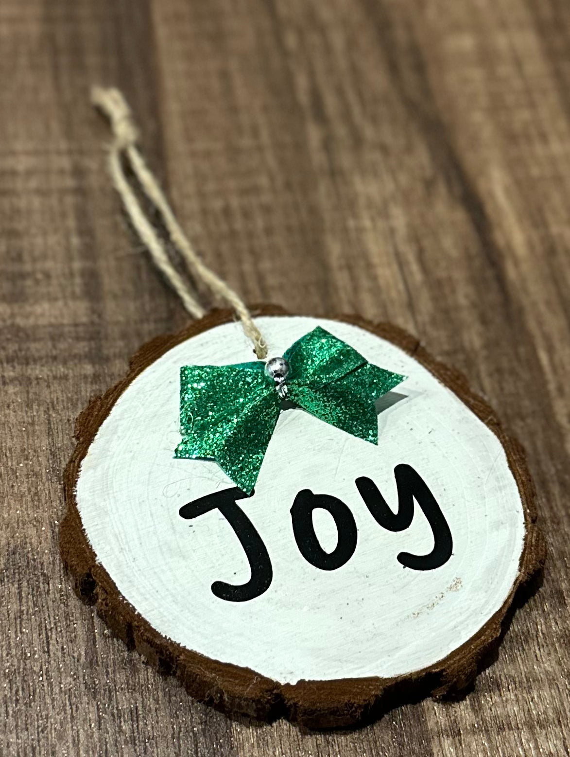 "Joy" Wooden Ornaments