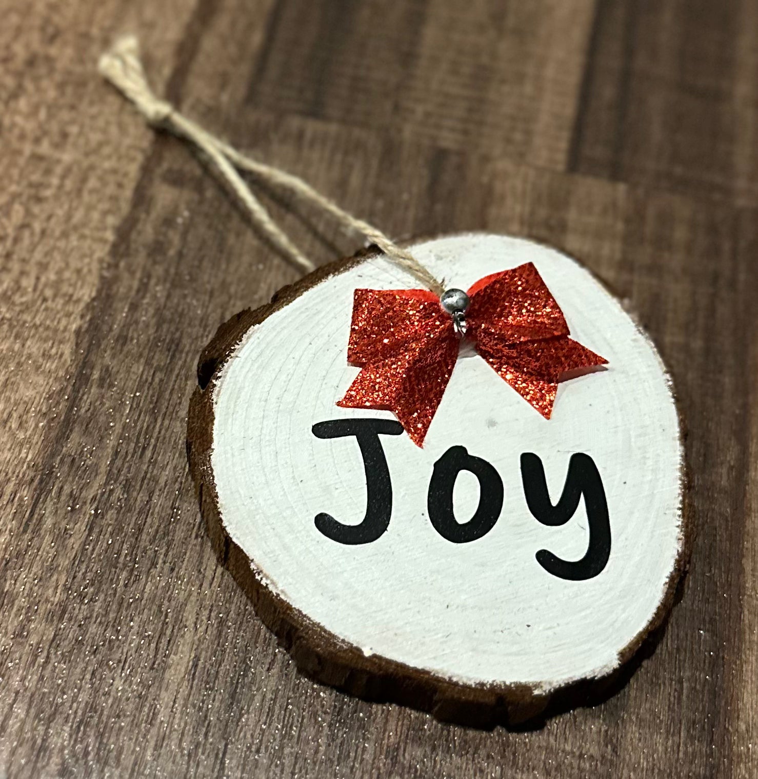 "Joy" Wooden Ornaments