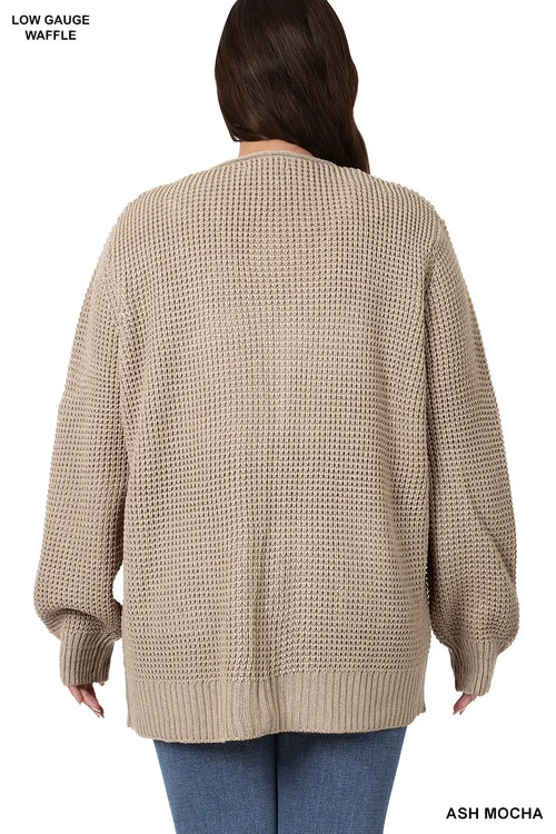 105/106- Waffle Cardigan