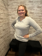 Long Sleeve V-Neckline