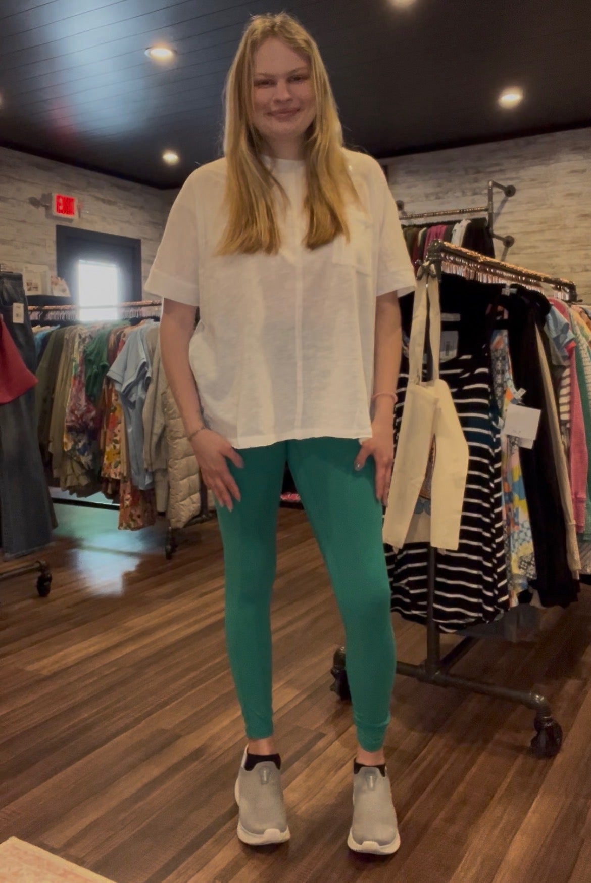 Colorful Full Length Leggings Pocketed