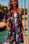 Lightweight Floral Cardigan