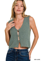 136- Ash Jade Sweater Vest