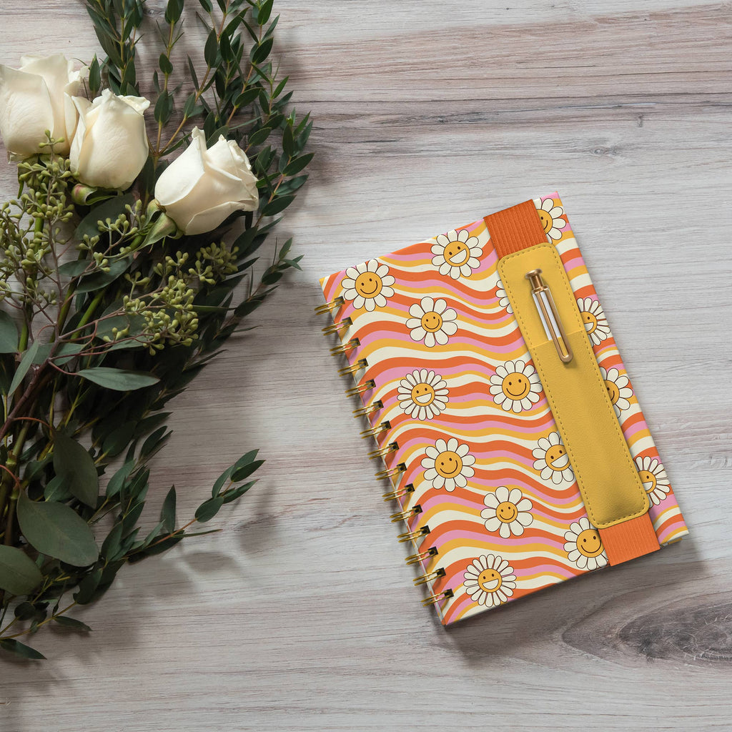 Waves of Melody Notebook with Pen Pocket
