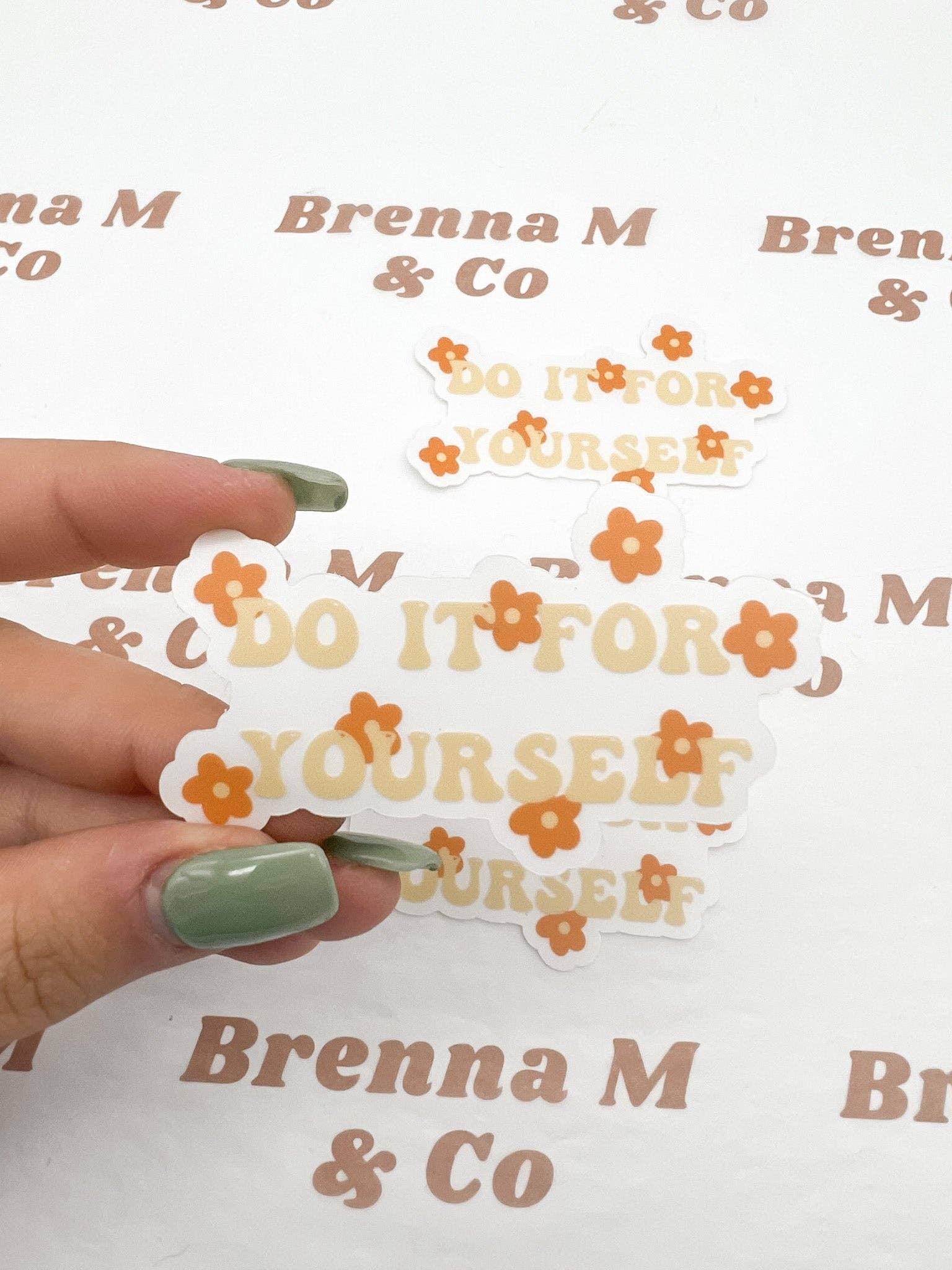 Clear Do It For Yourself Mental Health Awareness  Sticker
