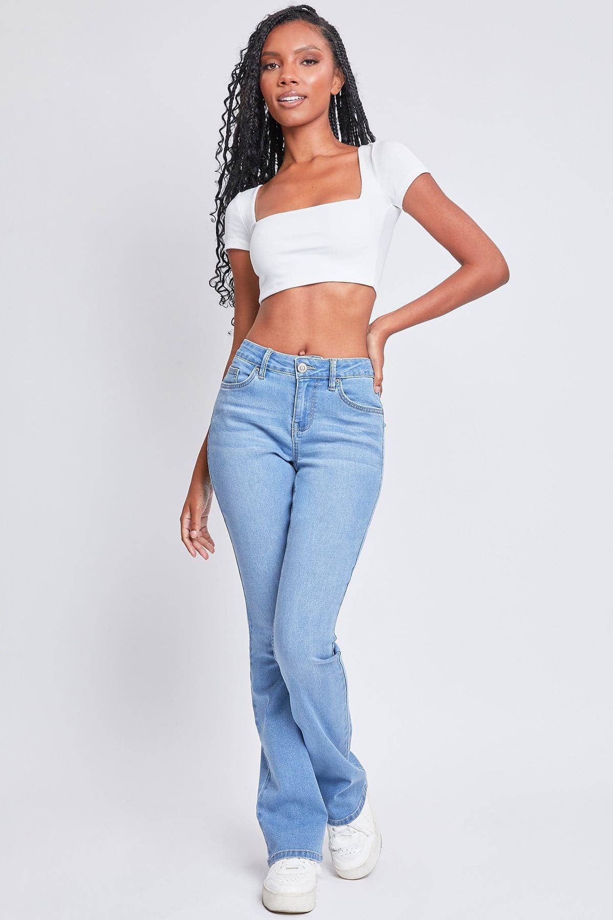 Mid Rise Bootcut Jeans