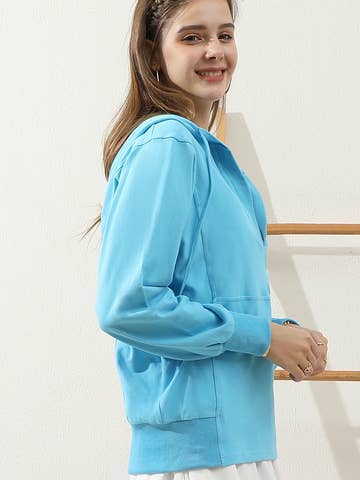 Basic Lightweight Pullover Hoodie Sweatshirt