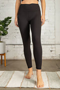 Black Rae Mode Waist Pocket Leggings
