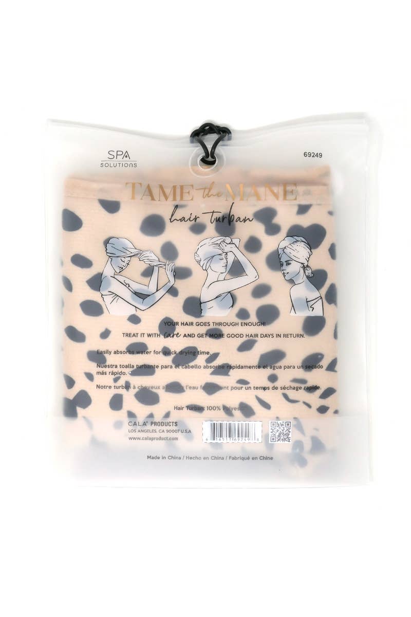 Cheetah Spa Solutions Hair Turban