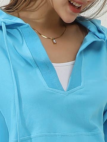 Basic Lightweight Pullover Hoodie Sweatshirt