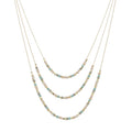 layered necklace multi color and layers 
