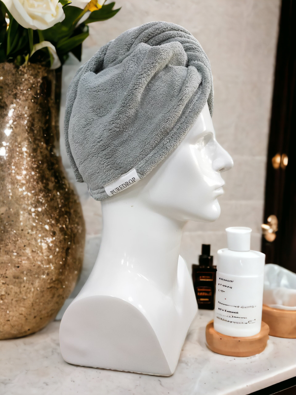 Microfiber Twisted Hair Towel