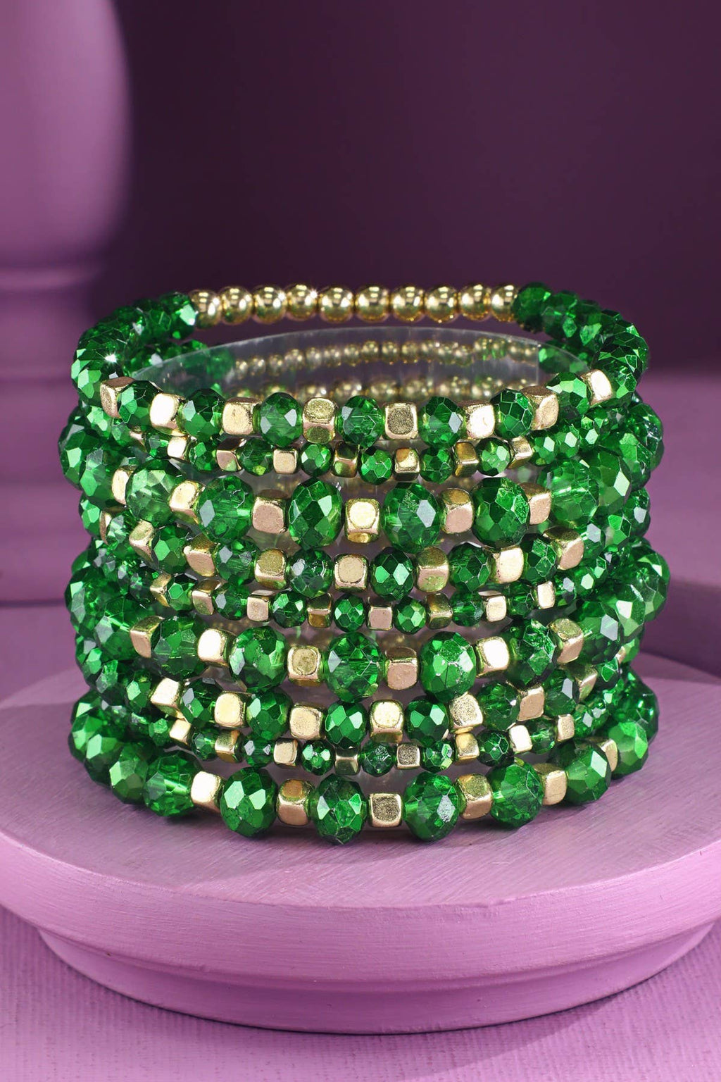 Colorful Stackable Beaded Bracelet