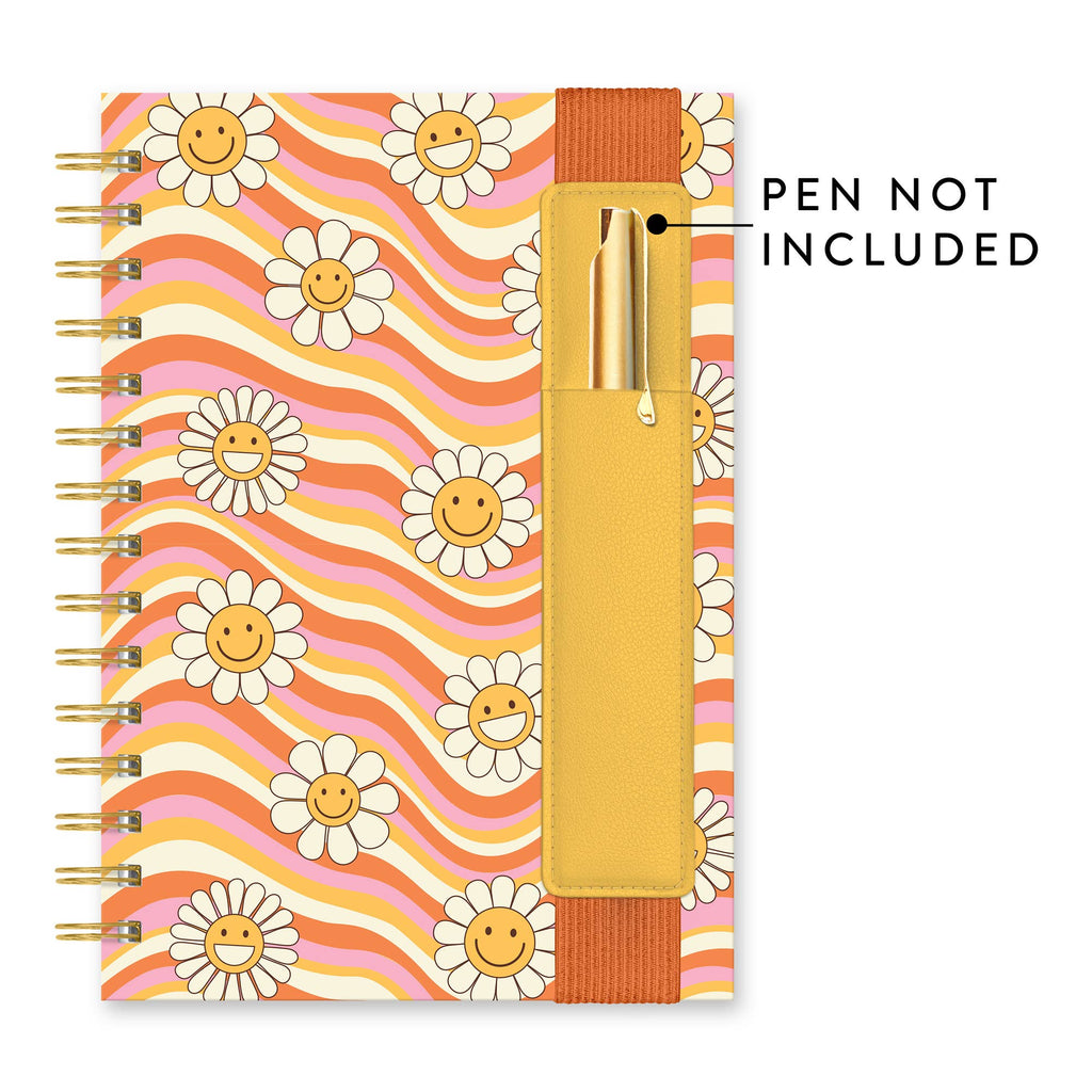 Waves of Melody Notebook with Pen Pocket
